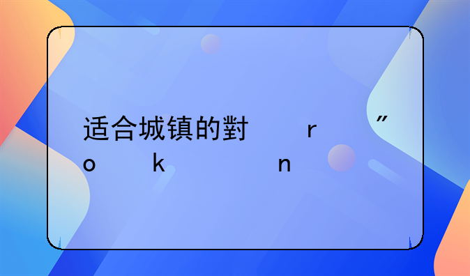 适合城镇的小本创业项目